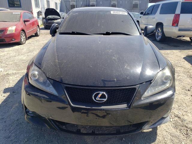 JTHBK262575042845 - 2007 LEXUS IS 250 BLACK photo 5