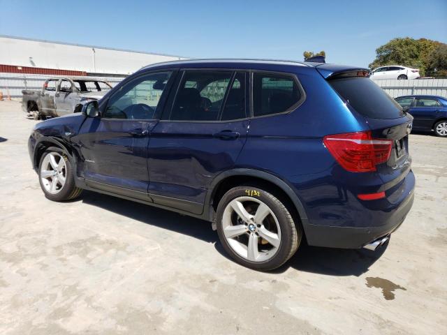 5UXWZ7C38H0X41828 - 2017 BMW X3 SDRIVE28I BLUE photo 2