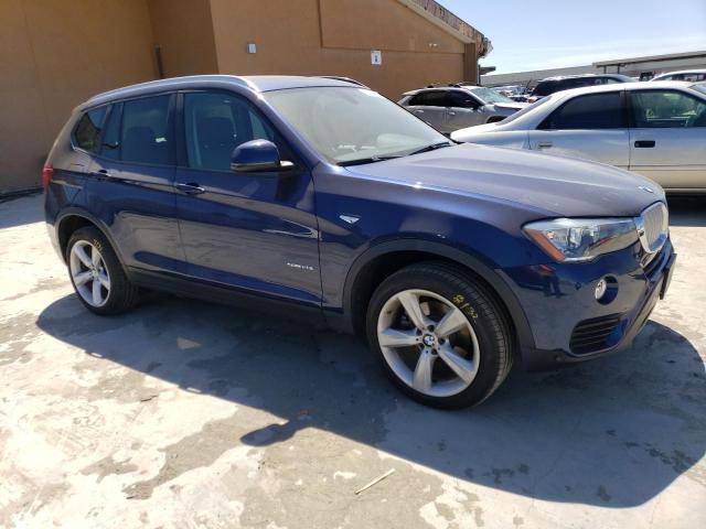 5UXWZ7C38H0X41828 - 2017 BMW X3 SDRIVE28I BLUE photo 4