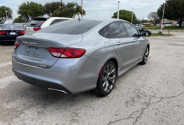 1C3CCCBG1FN514990 - 2015 CHRYSLER 200 S GRAY photo 4