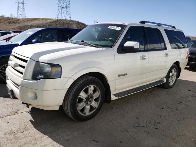 1FMFK20577LA05339 - 2007 FORD EXPEDITION EL LIMITED WHITE photo 1