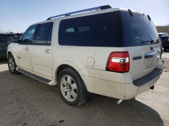 1FMFK20577LA05339 - 2007 FORD EXPEDITION EL LIMITED WHITE photo 2