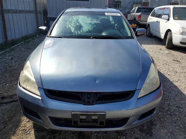 1HGCM56797A071691 - 2007 HONDA ACCORD EX BLUE photo 5