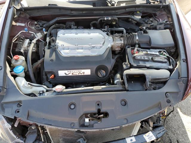 1HGCP3F80BA015331 - 2011 HONDA ACCORD EXL BURGUNDY photo 11