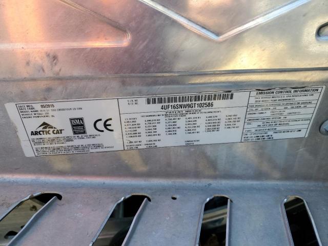 4UF16SNW9GT102586 - 2016 ARCTIC CAT SNOWMOBILE 橙色 照片 10