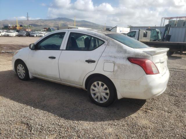 3N1CN7AP9EL859376 - 2014 NISSAN VERSA S WHITE photo 2