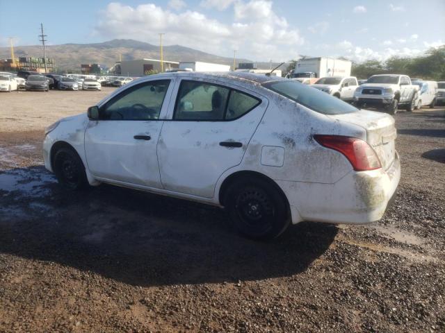 3N1CN7AP6FL859112 - 2015 NISSAN VERSA S WHITE photo 2