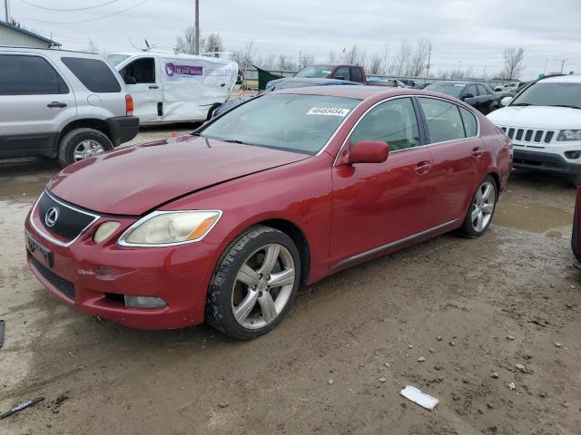 JTHBE96S370019531 - 2007 LEXUS GS 350 RED photo 1