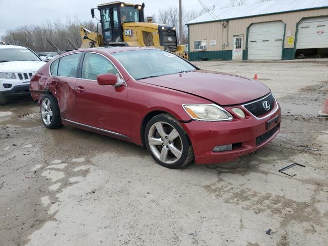 JTHBE96S370019531 - 2007 LEXUS GS 350 RED photo 4