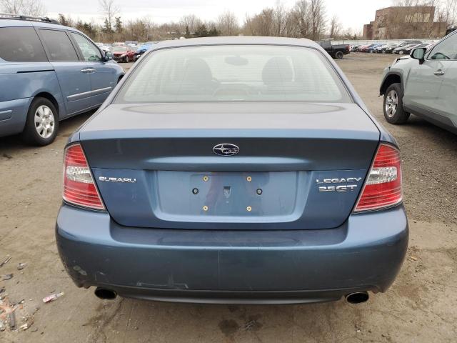 4S3BL676554215080 - 2005 SUBARU LEGACY GT LIMITED BLUE photo 6