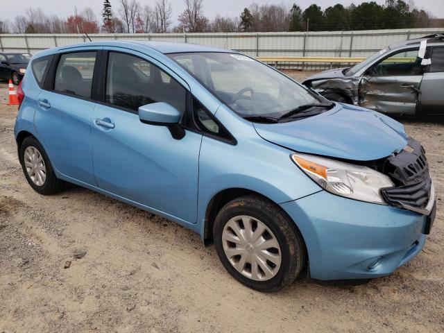 3N1CE2CP9FL446603 - 2015 NISSAN VERSA NOTE S BLUE photo 4