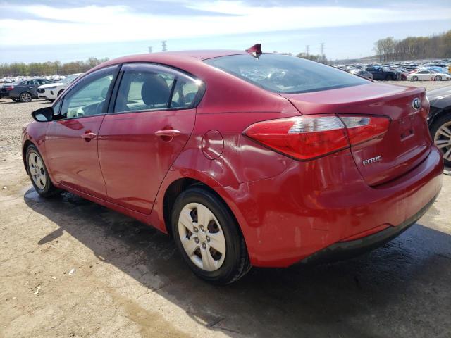 KNAFX4A66G5521377 - 2016 KIA FORTE LX RED photo 2