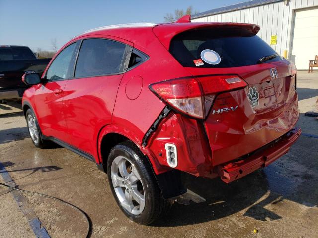 3CZRU6H74GM767156 - 2016 HONDA HR-V EXL RED photo 2