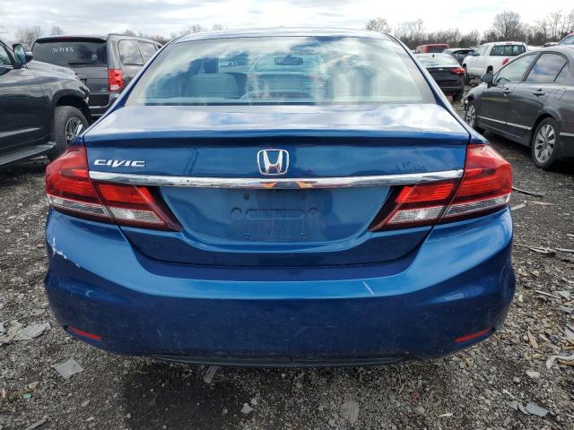 19XFB2F98FE019224 - 2015 HONDA CIVIC EXL BLUE photo 6