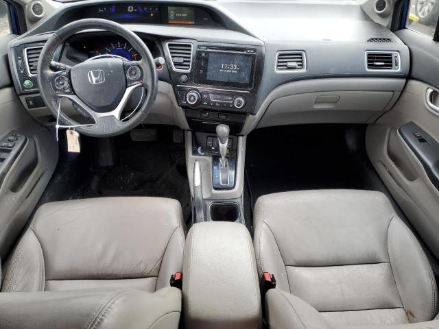 19XFB2F98FE019224 - 2015 HONDA CIVIC EXL ლურჯი ფოტო 8