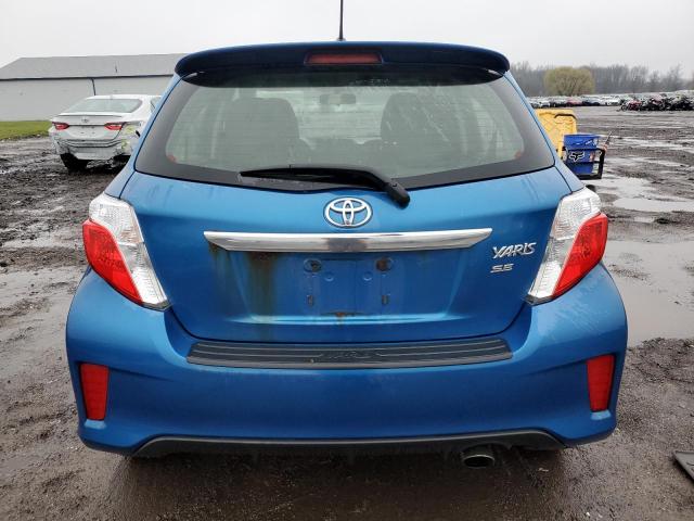 JTDKTUD32CD532956 - 2012 TOYOTA YARIS BLUE photo 6