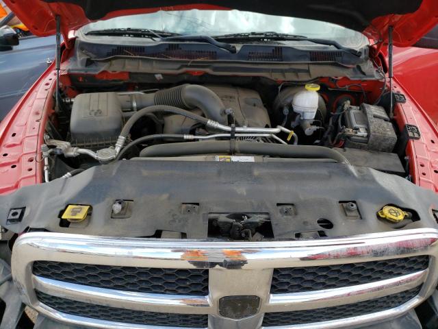 1C6RR7TT0KS655026 - 2019 RAM 1500 CLASS SLT წითელი ფოტო 11