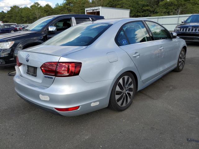 3VW637AJXEM231541 - 2014 VOLKSWAGEN JETTA HYBRID SILVER photo 4