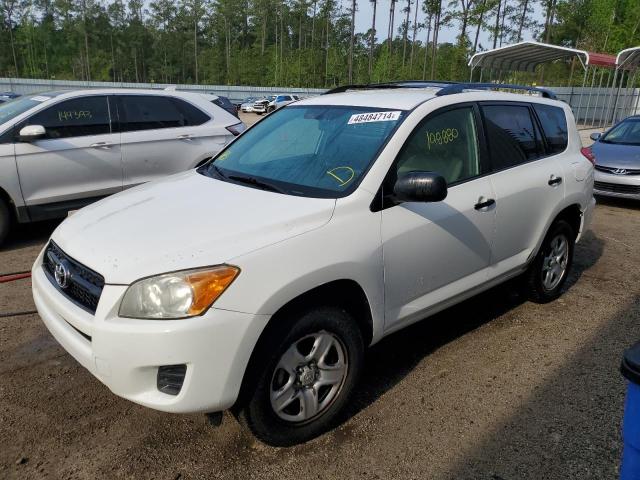 JTMZF4DV7AD027757 - 2010 TOYOTA RAV4 WHITE photo 1