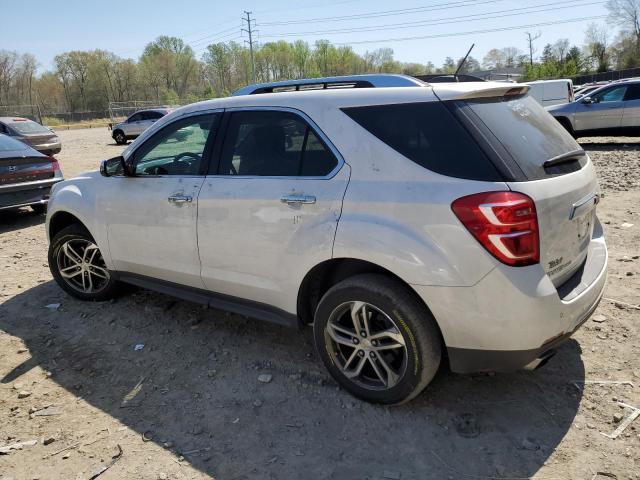 2GNFLGE38H6284372 - 2017 CHEVROLET EQUINOX PREMIER WHITE photo 2