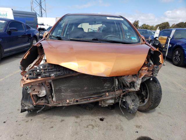 JHMGE8H46AS022692 - 2010 HONDA FIT SPORT ORANGE photo 5