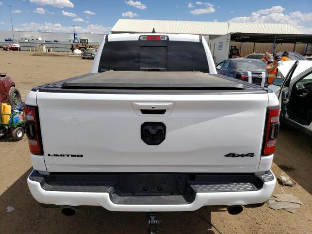 1C6SRFHT6MN538024 - 2021 RAM 1500 LIMITED WHITE photo 6