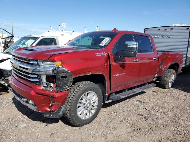 1GC4YVEY9NF325286 - 2022 CHEVROLET SILVERADO K3500 HIGH COUNTRY RED photo 1