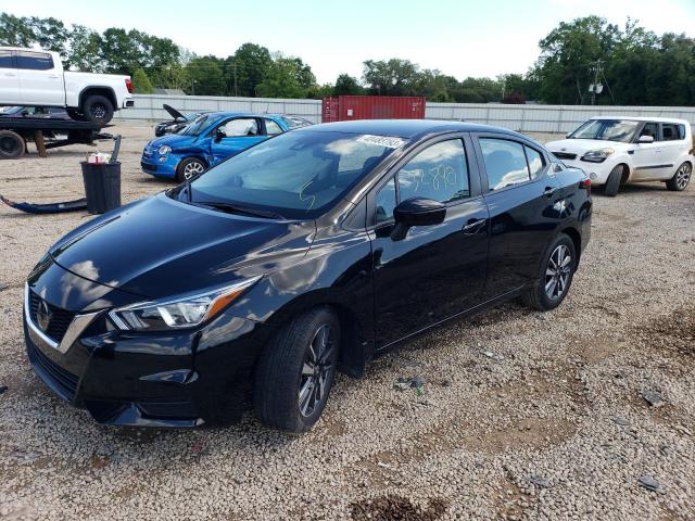 3N1CN8EV3ML893262 - 2021 NISSAN VERSA SV BLACK photo 1