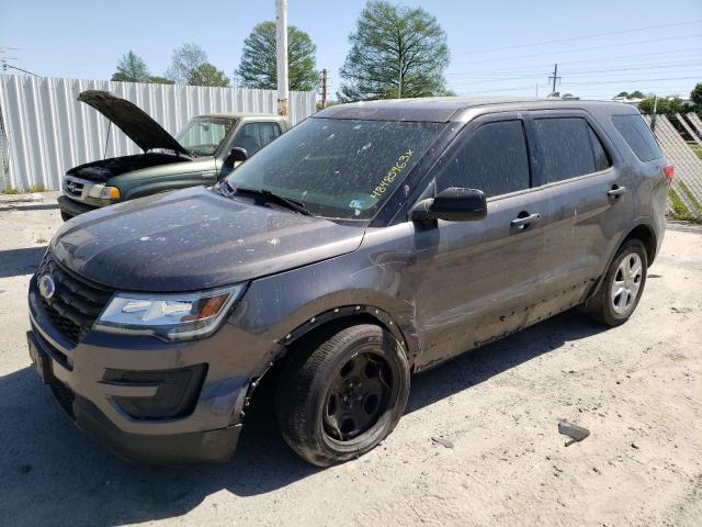 1FM5K8ARXKGB15285 - 2019 FORD EXPLORER POLICE INTERCEPTOR GRAY photo 1