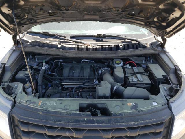 1FM5K8ARXKGB15285 - 2019 FORD EXPLORER POLICE INTERCEPTOR GRAY photo 12