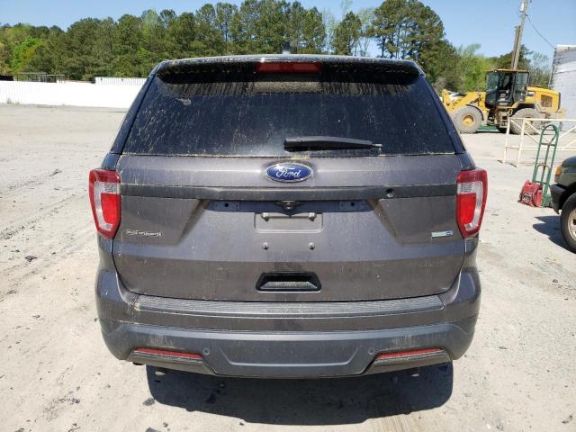 1FM5K8ARXKGB15285 - 2019 FORD EXPLORER POLICE INTERCEPTOR GRAY photo 6