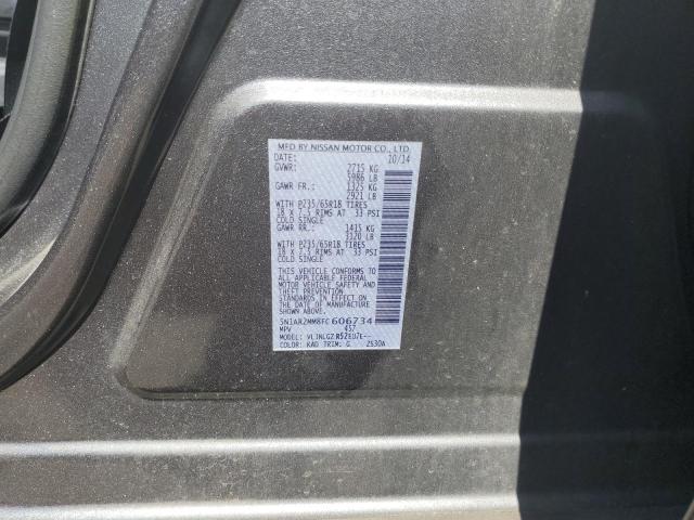 5N1AR2MM8FC606734 - 2015 NISSAN PATHFINDER S 灰色 照片 12