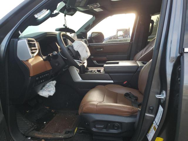 5TFMA5DB2NX015699 - 2022 TOYOTA TUNDRA CREWMAX PLATINUM ნაცრისფერი ფოტო 7