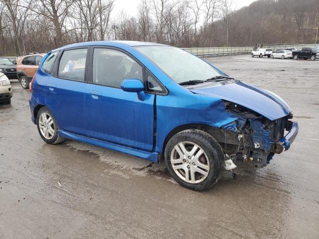 JHMGD38647S034727 - 2007 HONDA FIT S BLUE photo 4