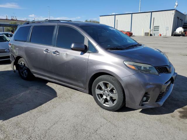 5TDEZ3DC5KS223975 - 2019 TOYOTA SIENNA SE GRAY photo 4