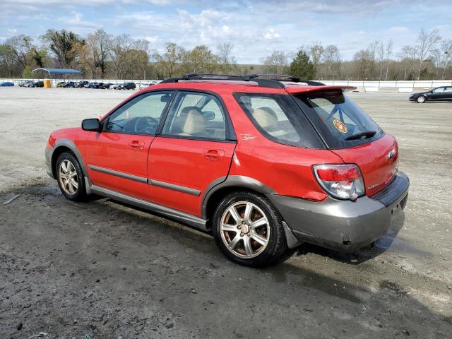 JF1GG68656G810896 - 2006 SUBARU IMPREZA OUTBACK SPORT RED photo 2