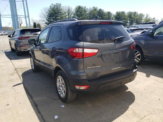 MAJ3S2GEXKC307526 - 2019 FORD ECOSPORT SE GRAY photo 2