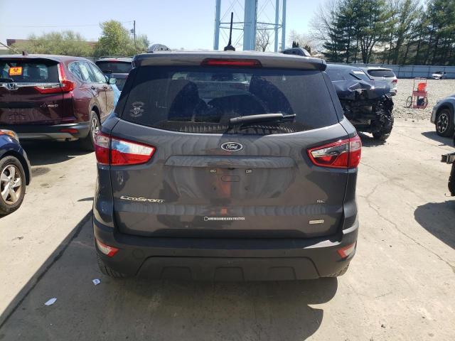 MAJ3S2GEXKC307526 - 2019 FORD ECOSPORT SE GRAY photo 6