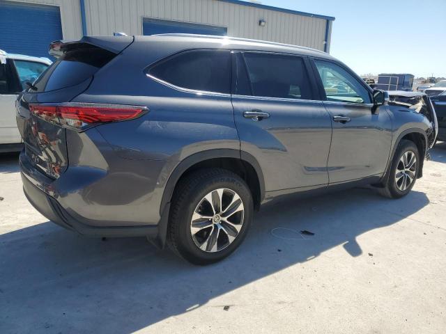 5TDGZRBHXNS181205 - 2022 TOYOTA HIGHLANDER XLE 灰色 照片 3