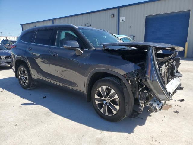 5TDGZRBHXNS181205 - 2022 TOYOTA HIGHLANDER XLE 灰色 照片 4