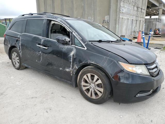 5FNRL5H67EB123422 - 2014 HONDA ODYSSEY EXL BLACK photo 4