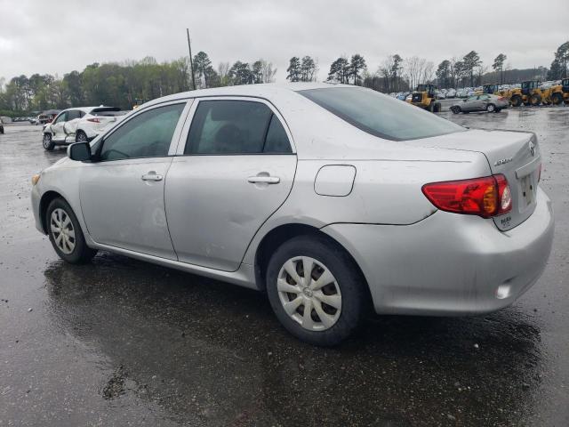 JTDBL40E799074088 - 2009 TOYOTA COROLLA BASE SILVER photo 2