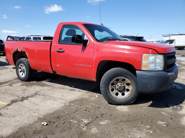 1GCEC14XX7Z620001 - 2007 CHEVROLET SILVERADO C1500 CLASSIC RED photo 4