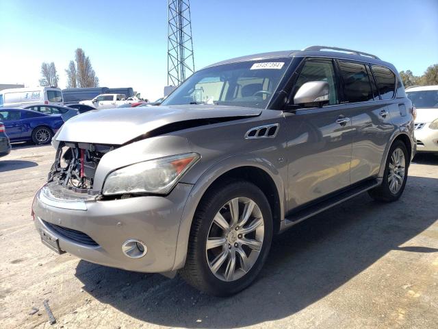 JN8AZ2NF9E9554230 - 2014 INFINITI QX80 GRAY photo 1