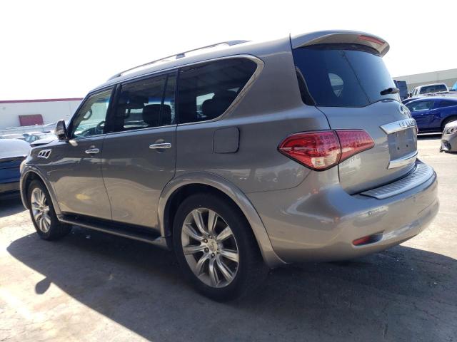 JN8AZ2NF9E9554230 - 2014 INFINITI QX80 GRAY photo 2