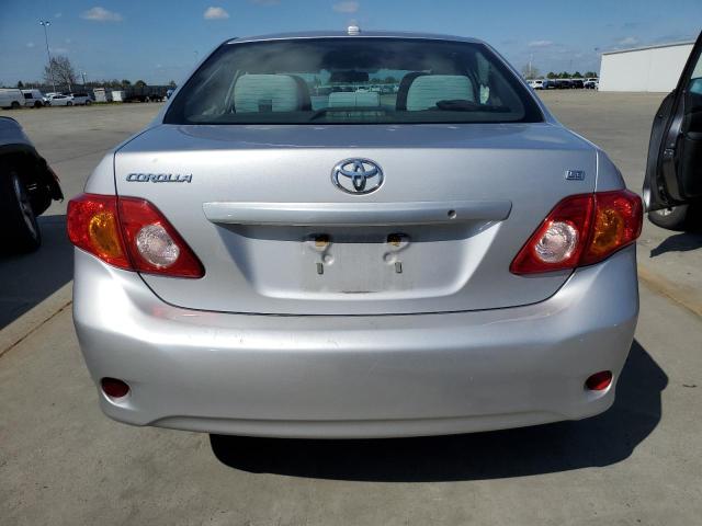 2T1BU4EE1AC527996 - 2010 TOYOTA COROLLA BASE SILVER photo 6