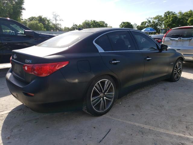 JN1AV7AR5EM700272 - 2014 INFINITI Q50 HYBRID PREMIUM BLACK photo 3