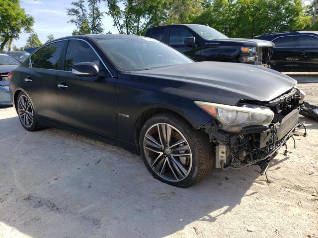 JN1AV7AR5EM700272 - 2014 INFINITI Q50 HYBRID PREMIUM BLACK photo 4