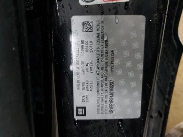 1G1FE1R71J0160237 - 2018 CHEVROLET CAMARO SS BLACK photo 12