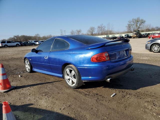 6G2VX12G74L236125 - 2004 PONTIAC GTO BLUE photo 2